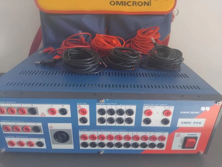 Omicron Cmc 356 Universal Relay Test Set And Commissioning Tool