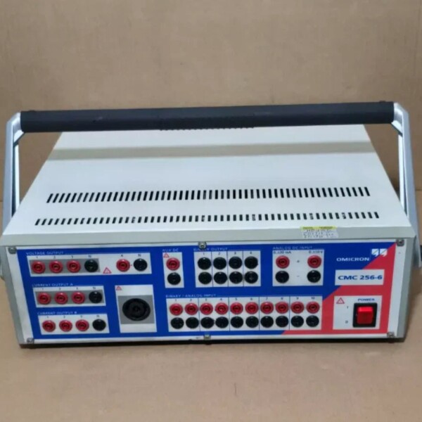 Omicron CMC 256-6 Voltage Protective Relay Test Set Options LLO-2,NET-1BU, ELT-1